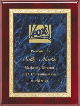 Rosewood Piano Finish Plaque