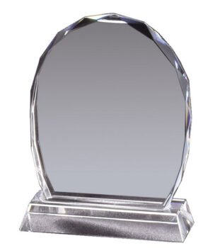 Oval Faceted Large Crystal