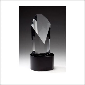 Crystal Slant Tower Black Base