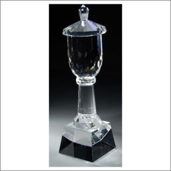 Crystal Trophy Cup On Base