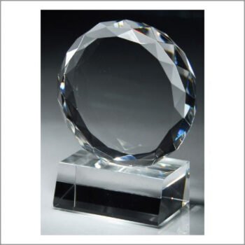 Crystal Circle With Scalloped Edge