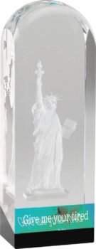 Liberty Reflection Crystal Award