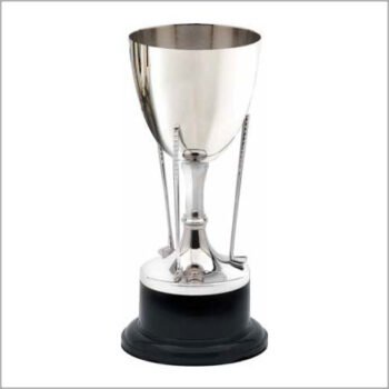 Golf Cup On Stand Nickel