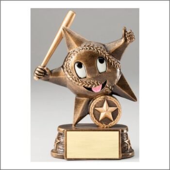 My Lil' Star Resin Trophy -Baseball