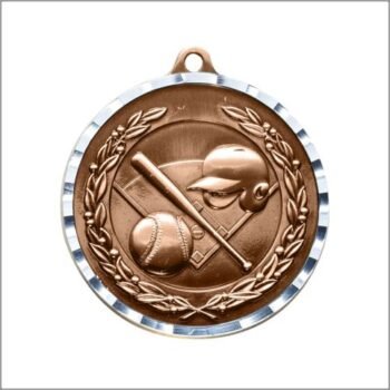 Diamond Cut Medal - Baseball