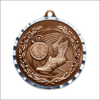 Diamond Cut Medal - Track