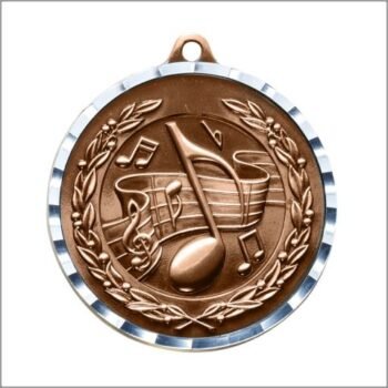 Diamond Cut Medal - Music