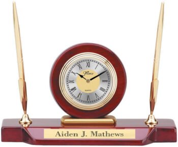 Desk Set Slant Base With Two Pens