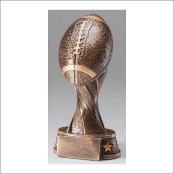 Spiral Series Resin Bronze Trophy -Football