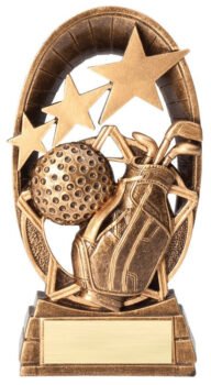 Radiant Series Resin Trophy -Golf