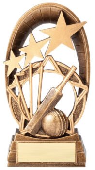 Radiant Series Resin Trophy -Cricket