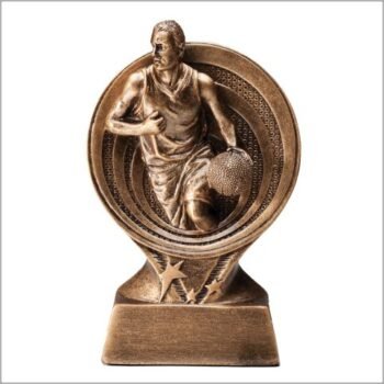 Basketball Resin Trophy, Male