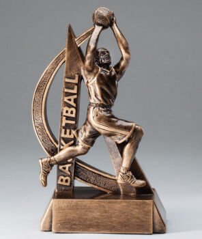 Ultra Action Resin Trophy -Basketball Male