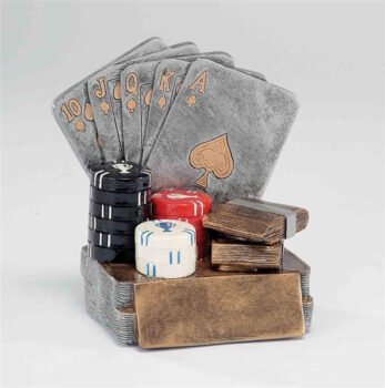 Resin Figure - Poker Hand