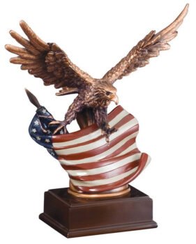 Eagle With Flag  Wing Span
