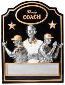 Trio II Resin Award - Coach Male